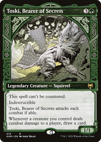 Toski, Bearer of Secrets (Showcase) [Kaldheim]