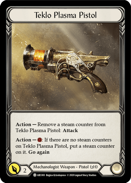 Teklo Plasma Pistol // Viserai [U-ARC003 // U-ARC076] (Arcane Rising Unlimited) - POKÉ JEUX