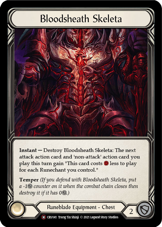 Bloodsheath Skeleta [U-CRU141] (Crucible of War Unlimited) Unlimited Normal - POKÉ JEUX