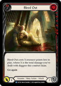 Bleed Out (Red) [OUT145] (Outsiders) Rainbow Foil - POKÉ JEUX