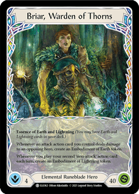 Briar, Warden of Thorns // Titan's Fist [ELE062 // ELE202] (Tales of Aria) 1st Edition Normal - POKÉ JEUX