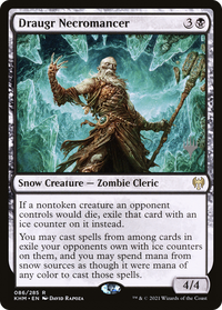 Draugr Necromancer (Promo Pack) [Kaldheim Promos]