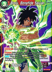 Broly, Bonafide Saiyan (BT11-017) [Vermilion Bloodline 2nd Edition] - POKÉ JEUX