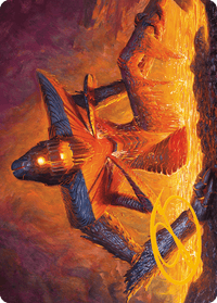 Molten Gatekeeper Art Card (Gold-Stamped Signature) [Modern Horizons 3 Art Series] - POKÉ JEUX