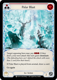 Polar Blast (Red) [ELE166] (Tales of Aria) 1st Edition Rainbow Foil - POKÉ JEUX