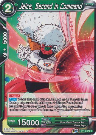 Jeice, Second in Command (BT10-079) [Rise of the Unison Warrior] - POKÉ JEUX