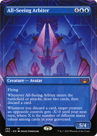All-Seeing Arbiter (Borderless Alternate Art) [Streets of New Capenna]
