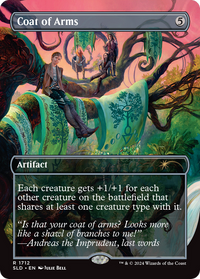 Coat of Arms (SLD-1712) - Secret Lair Drop (Borderless) Foil