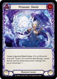 Prismatic Shield (Blue) [U-MON094-RF] (Monarch Unlimited) Unlimited Rainbow Foil - POKÉ JEUX