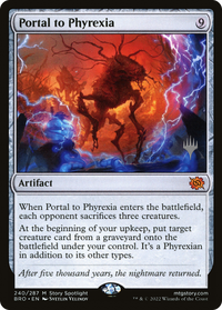 Portail vers Phyrexia (Pack promotionnel) [Promos de guerre des frères] 