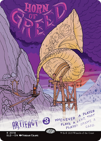 Horn of Greed (SLD-2018) - Secret Lair Drop (Borderless) Foil