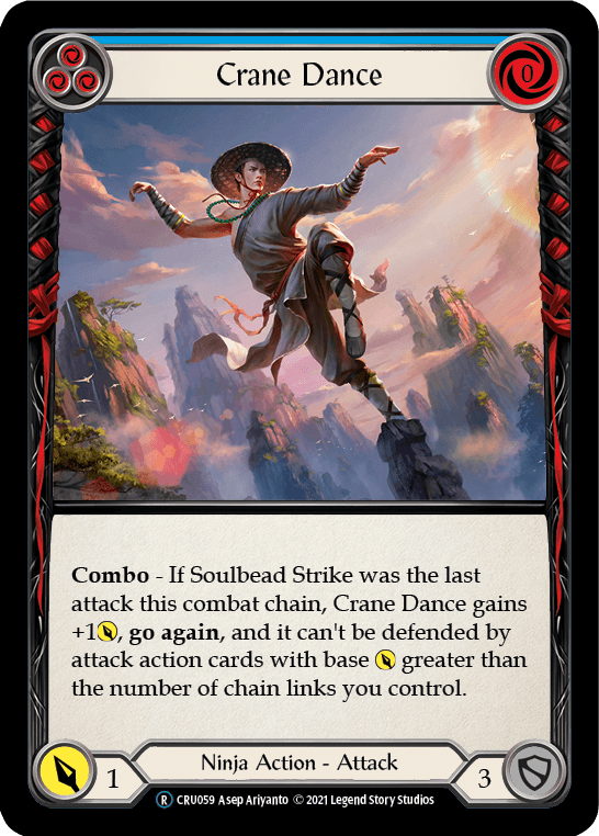 Crane Dance (Blue) [U-CRU059] (Crucible of War Unlimited) Unlimited Normal - POKÉ JEUX
