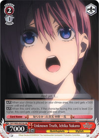 Vérité inconnue, Ichika Nakano (5HY/W83-E074S SR) [Les quintuplés quintessentiels] 