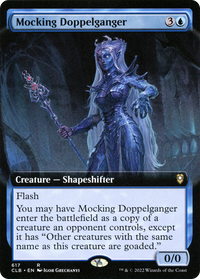 Mocking Doppelganger (Extended Art) [Commander Legends: Battle for Baldur's Gate]