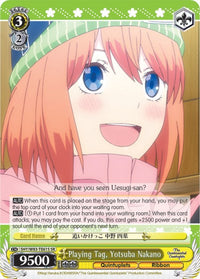Jouer au tag, Yotsuba Nakano (5HY/W83-TE61S SR) [Les quintuplés quintessentiels] 