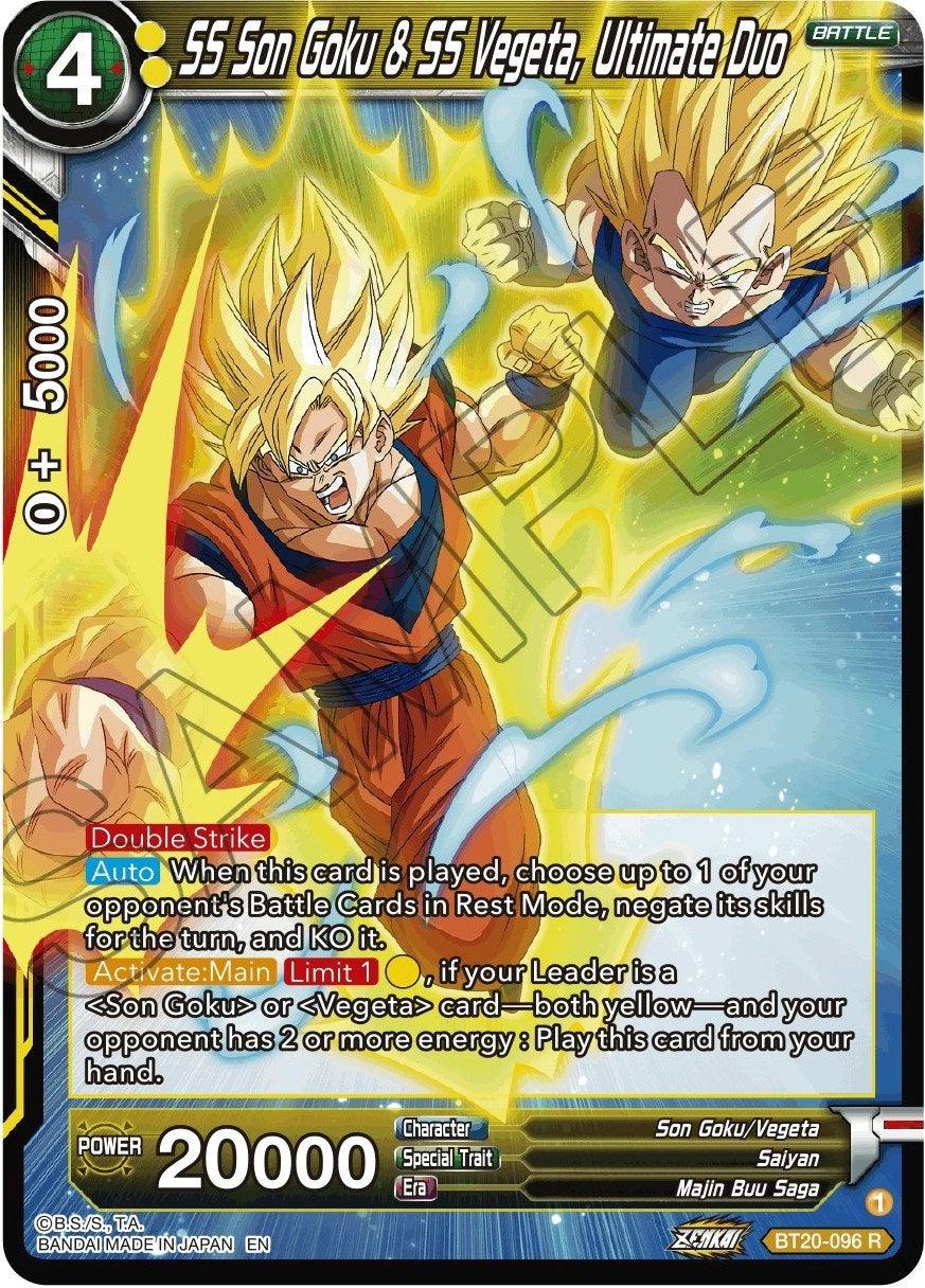 SS Son Goku & SS Vegeta, Ultimate Duo (BT20-096) [Power Absorbed] - POKÉ JEUX