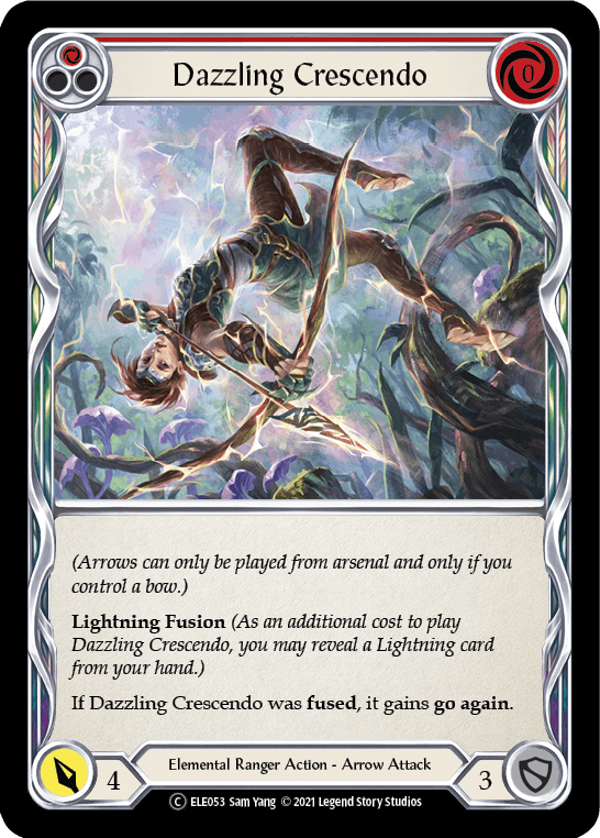 Dazzling Crescendo (Red) [U-ELE053] (Tales of Aria Unlimited) Unlimited Normal - POKÉ JEUX