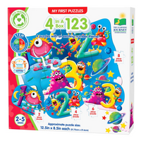 MY FIRST PUZZLE SETS -  4-IN-A-BOX PUZZLES - 123 (EN) (Special Order)