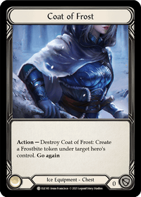 Coat of Frost [ELE145] (Tales of Aria) 1st Edition Cold Foil - POKÉ JEUX