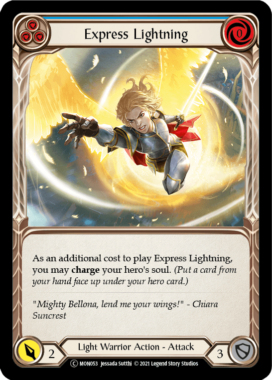 Express Lightning (Blue) [U-MON053] (Monarch Unlimited) Unlimited Normal - POKÉ JEUX