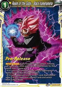 Realm of the Gods - Black Kamehameha (BT16-092) [Realm of the Gods Prerelease Promos] - POKÉ JEUX