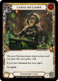 Locked and Loaded (Yellow) [ARC033-C] (Arcane Rising) 1st Edition Rainbow Foil - POKÉ JEUX