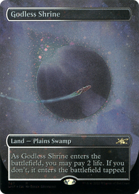 Godless Shrine (Borderless) (Galaxy Foil) [Unfinity]