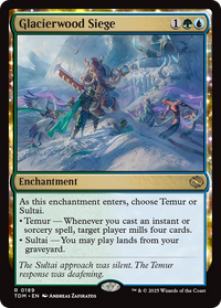 Glacierwood Siege (TDM-189) - Tarkir: Dragonstorm Foil