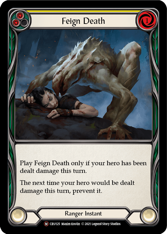 Feign Death [U-CRU125] (Crucible of War Unlimited) Unlimited Rainbow Foil - POKÉ JEUX