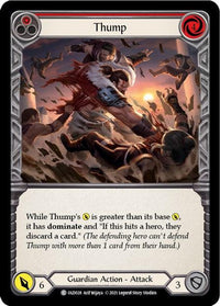 Thump (Red) [OLD028] (Tales of Aria Oldhim Blitz Deck) 1st Edition Normal - POKÉ JEUX