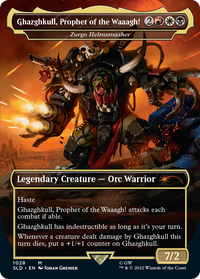 Ghazghkull, Prophète de la Waaagh! - Zurgo Helmsmasher (Borderless) [Série Secret Lair Drop] 