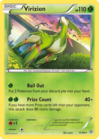 Virizion (12/98) - XY  Ancient Origins Holofoil