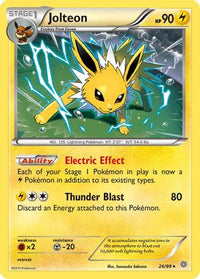 Jolteon (26/98)  - XY  Ancient Origins Holofoil