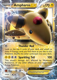 Ampharos EX (27/98)  - XY  Ancient Origins Holofoil