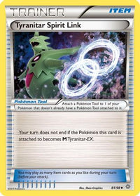 Tyranitar Spirit Link (81/98) - XY  Ancient Origins