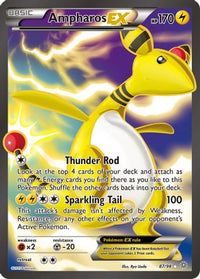 Ampharos EX (Full Art) (87/98) - XY  Ancient Origins Holofoil