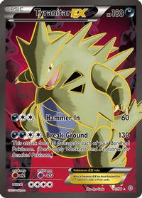 Tyranitar EX (Full Art) (91/98) - XY  Ancient Origins Holofoil