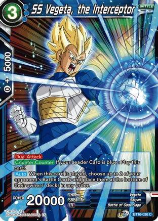 SS Vegeta, the Interceptor (BT16-030) [Realm of the Gods] - POKÉ JEUX