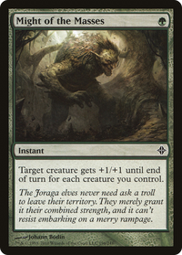 Might of the Masses [Rise of the Eldrazi]