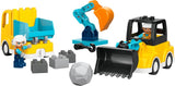 LEGO 10475 - DUPLO - 3 in 1 Construction Vehicles - 22pcs - S26 (Special Order)
