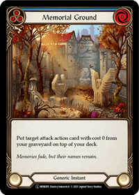 Memorial Ground (Blue) [U-MON305-RF] (Monarch Unlimited) Unlimited Rainbow Foil - POKÉ JEUX