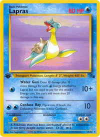 Lapras (25/62) - Fossil 1st Edition