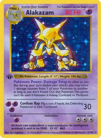 Alakazam (1/102) (Shadowless) [Ensemble de base 1ère édition] 