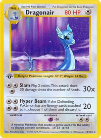 Dragonair (18/102) (Shadowless) [Ensemble de base 1ère édition] 