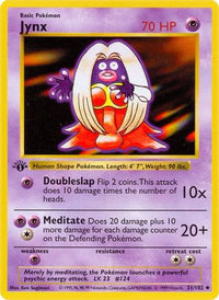Jynx (31/102) - Base Set Shadowless 1st Edition