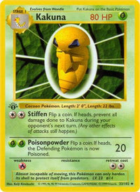 Kakuna (33) - Base Set Shadowless Unlimited