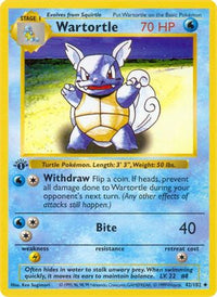 Wartortle (42) - Base Set Shadowless Unlimited