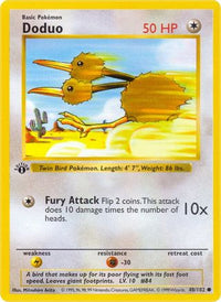 Doduo (48) - Base Set Shadowless 1st Edition