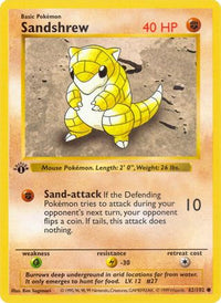 Sandshrew (62/102) - Base Set Shadowless 1st Edition