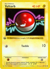 Voltorb (67) - Base Set Shadowless Unlimited
